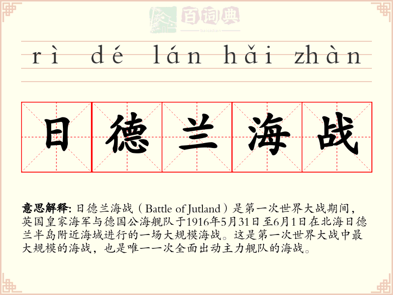 日德兰海战