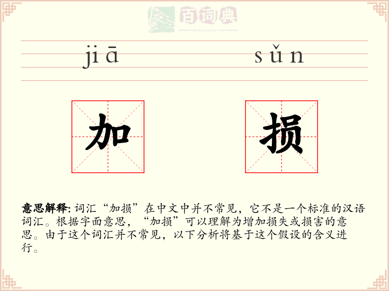 加损