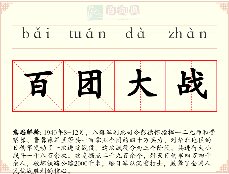 百团大战