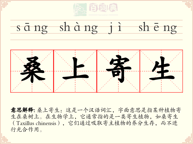 桑上寄生