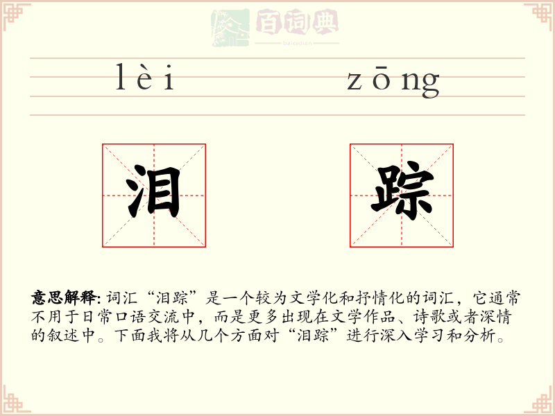 泪踪
