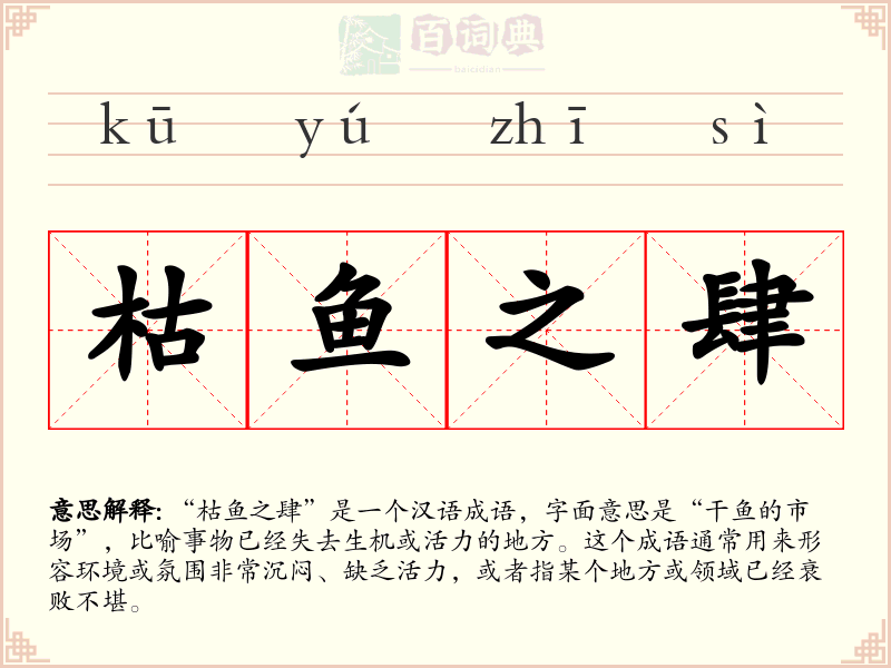 枯鱼之肆