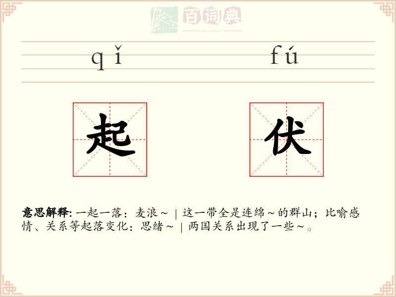 起伏