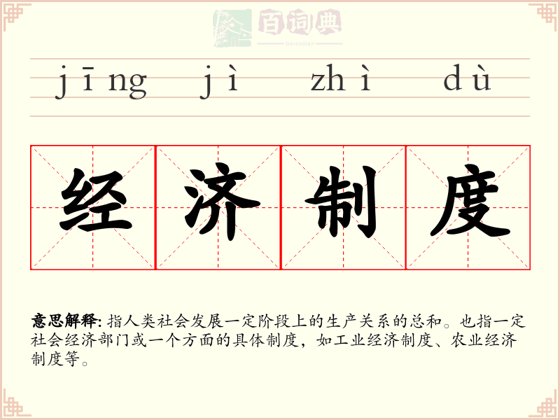 经济制度