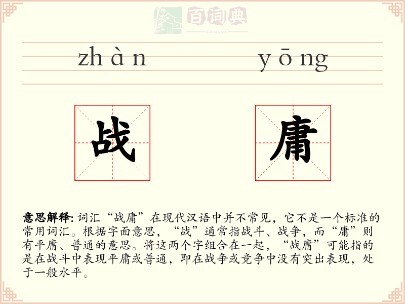 战庸