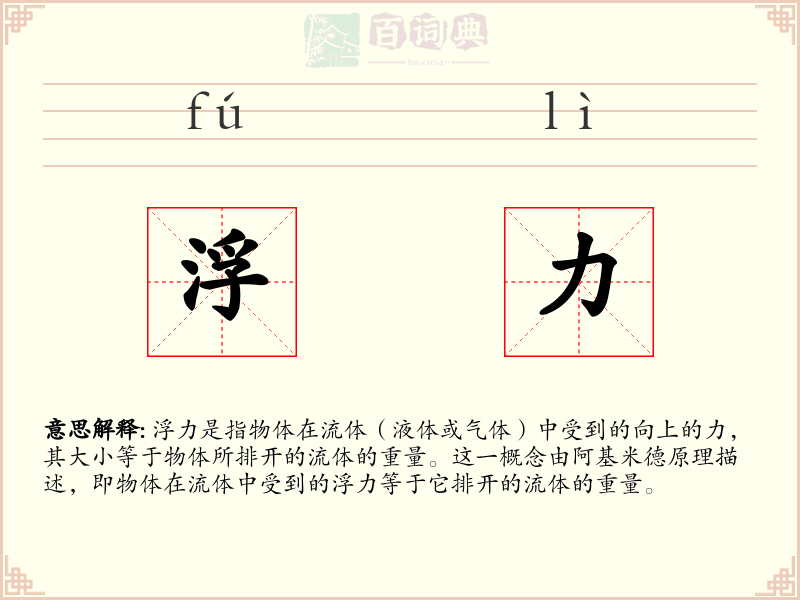 浮力