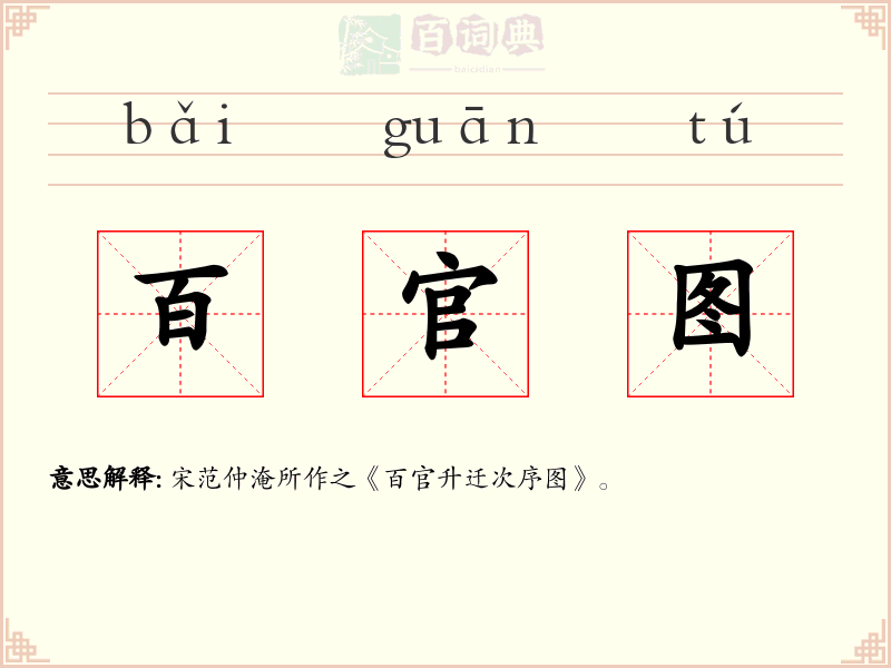 百官图