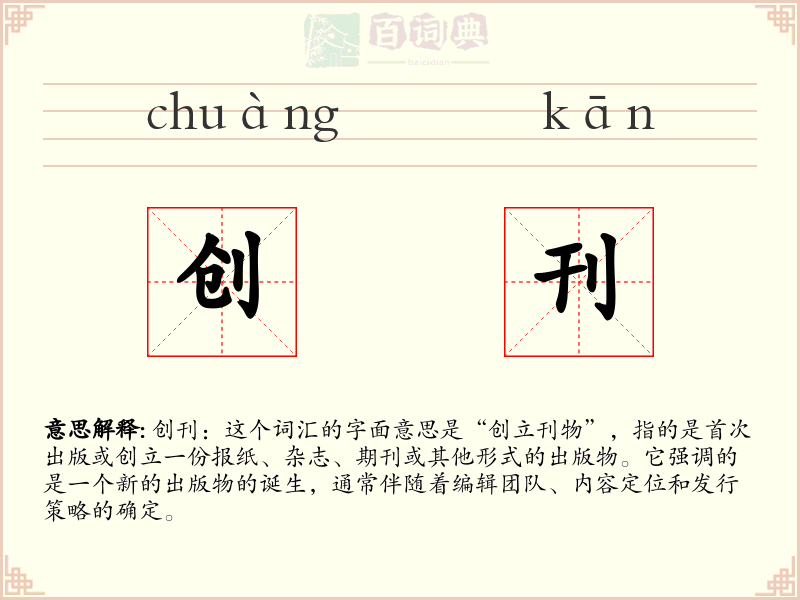 创刊