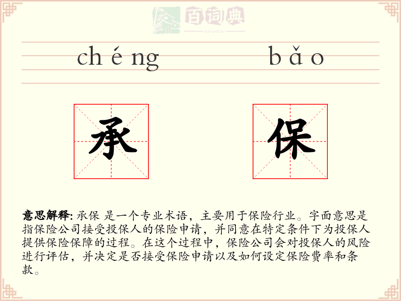 承保