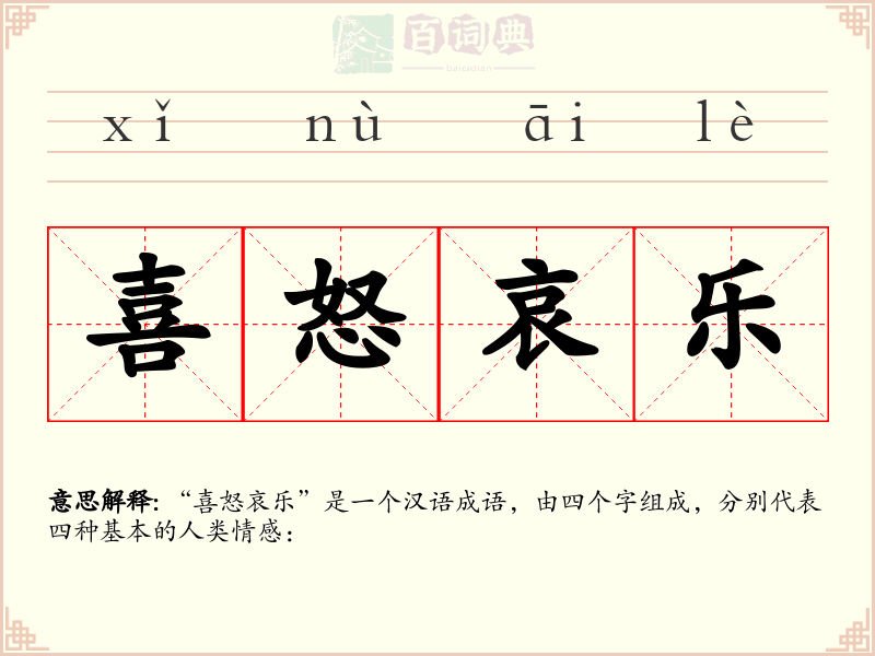 喜怒哀乐