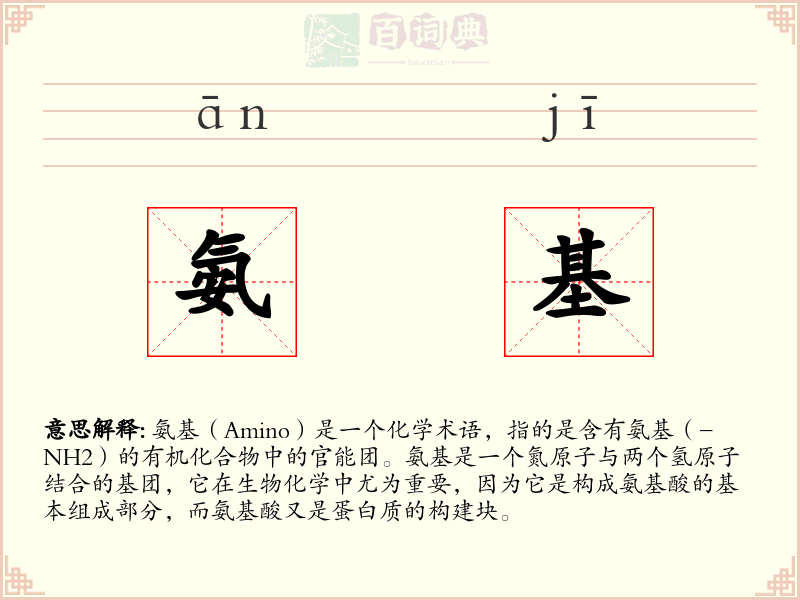 氨基