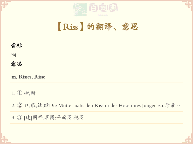 Riss