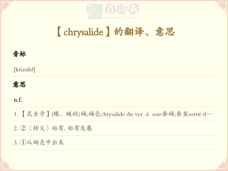 chrysalide