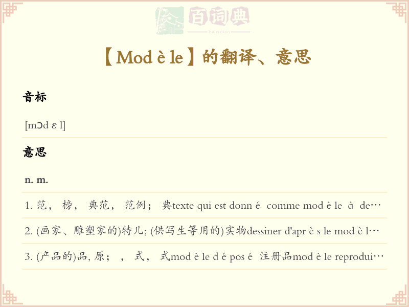 Modèle