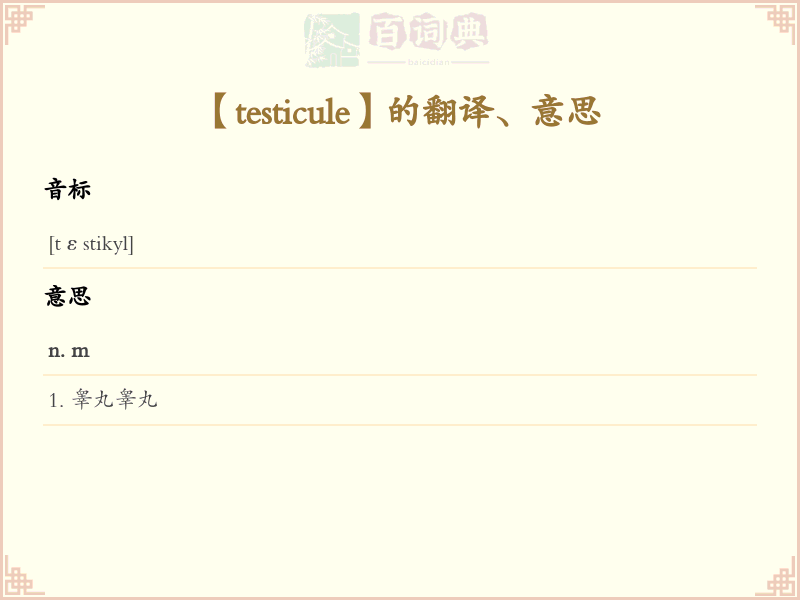testicule