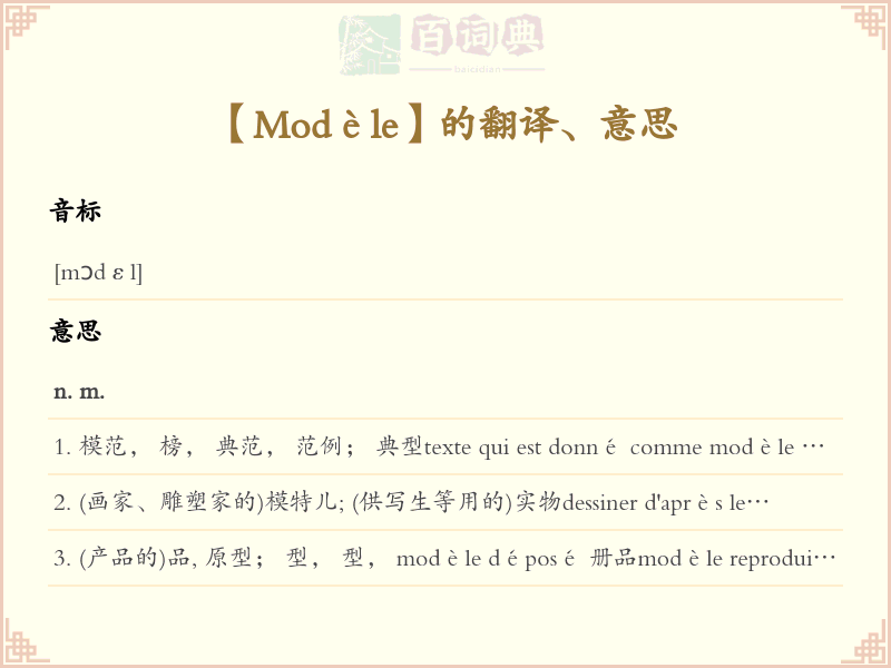 Modèle