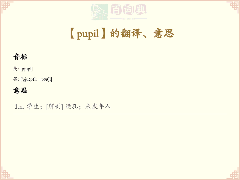 pupil