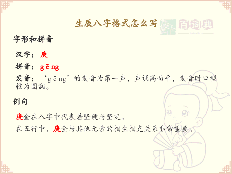 生辰八字格式详解：如何正确书写生辰八字_生辰八字书写指南