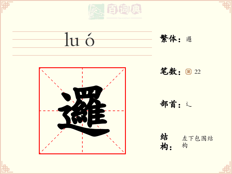 邏