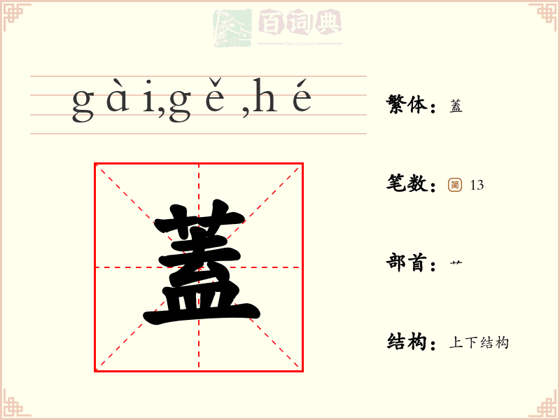 蓋