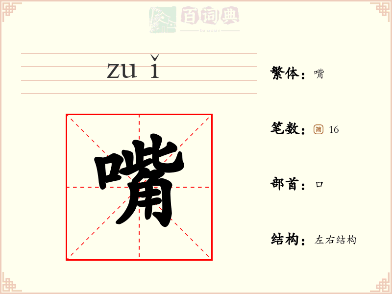 嘴