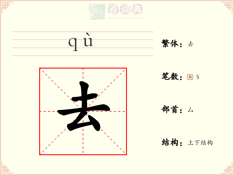 去