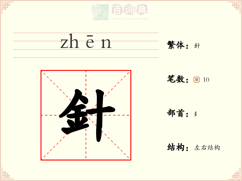 針