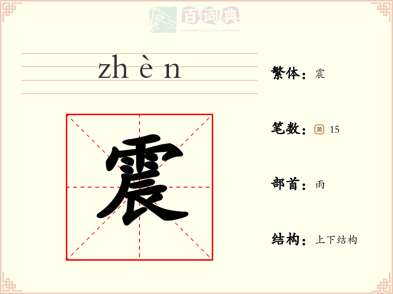 震