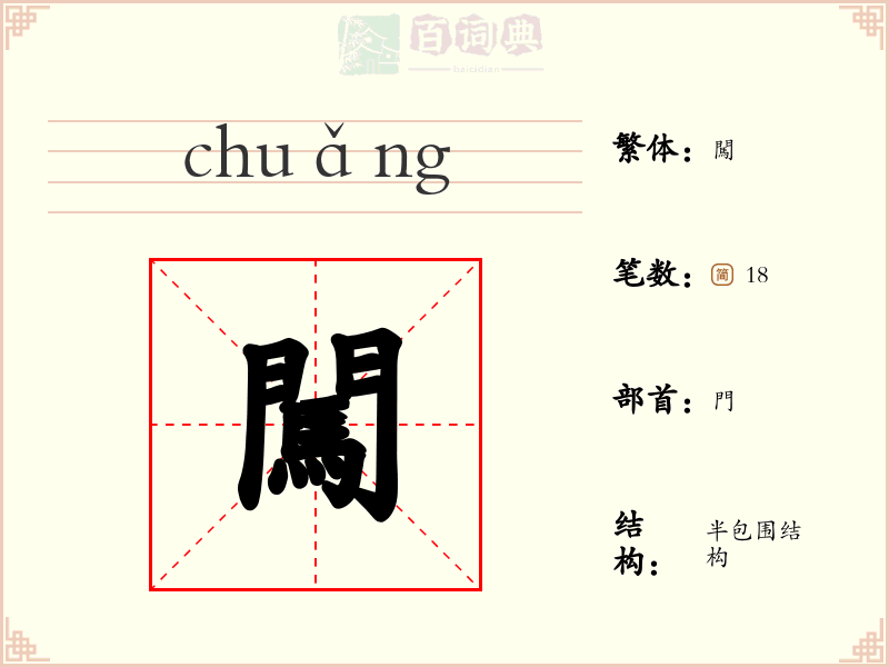 闖