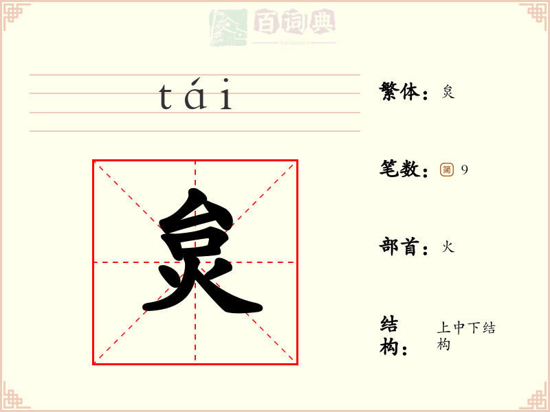 炱