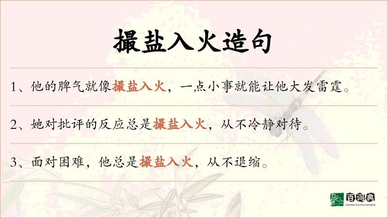 撮盐入火