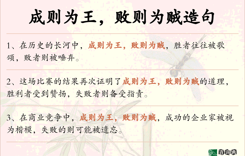 成则为王，败则为贼