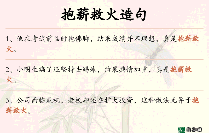 抱薪救火
