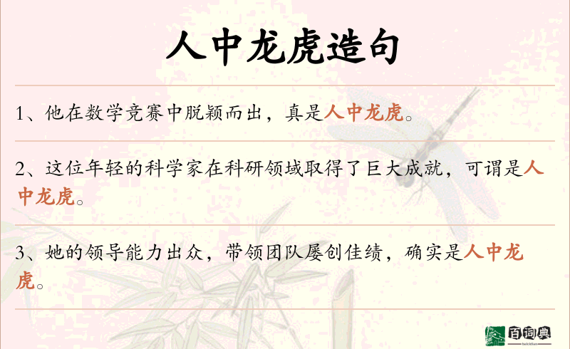 人中龙虎