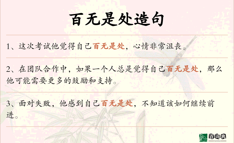 百无是处
