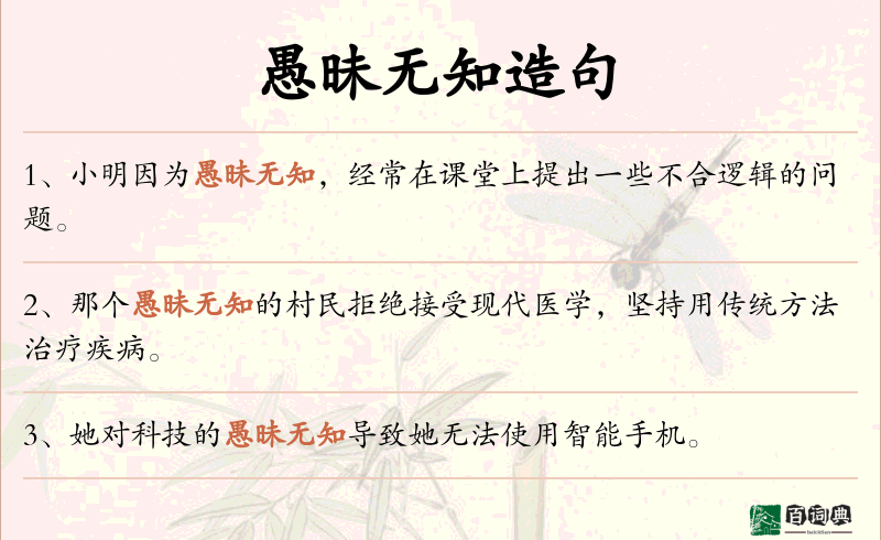 愚昧无知
