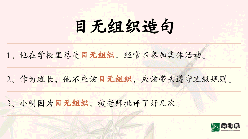 目无组织