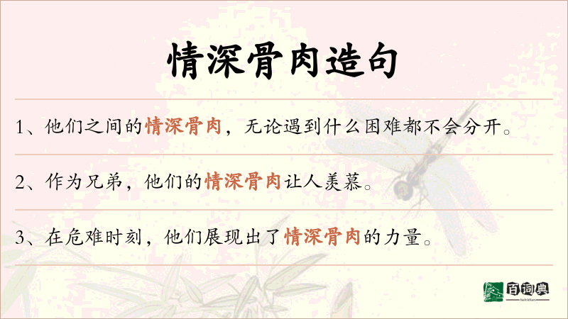 情深骨肉