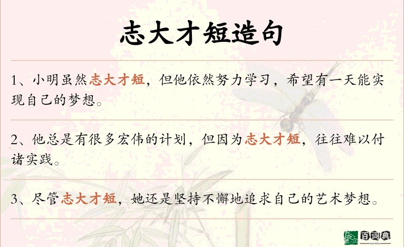 志大才短