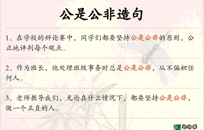 公是公非