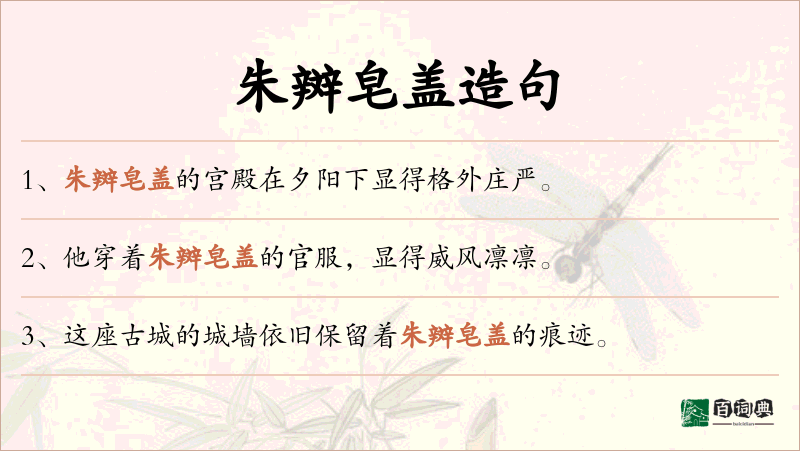 朱辬皂盖