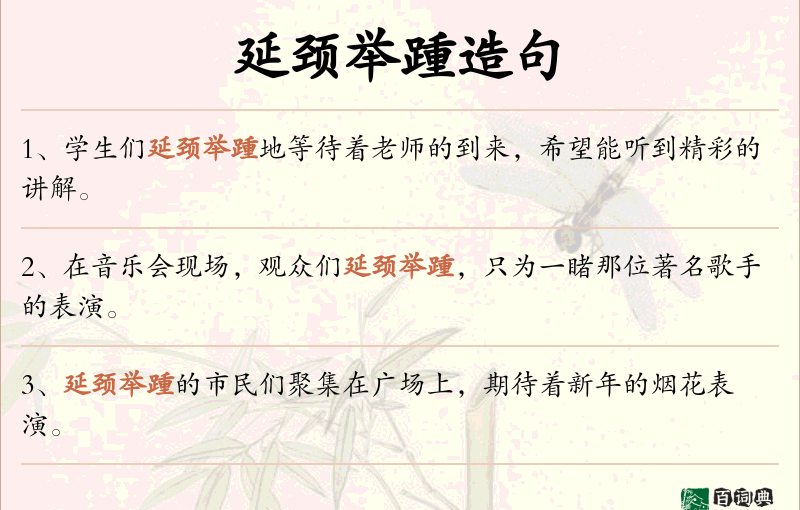 延颈举踵