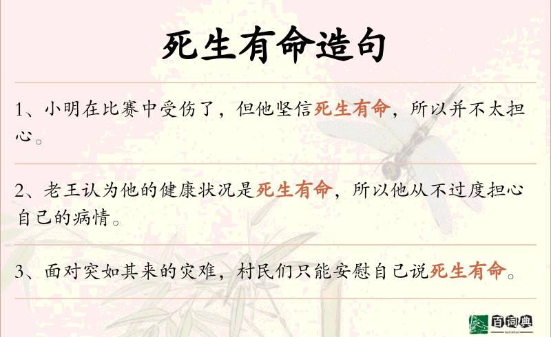 死生有命