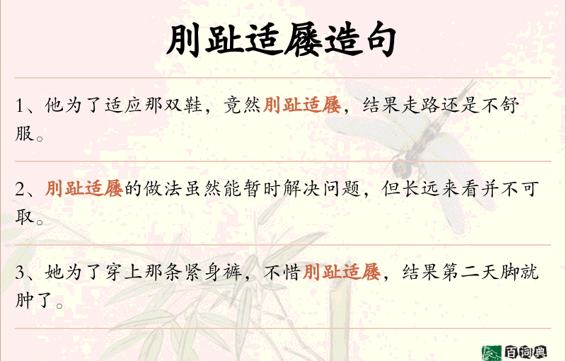 刖趾适屦