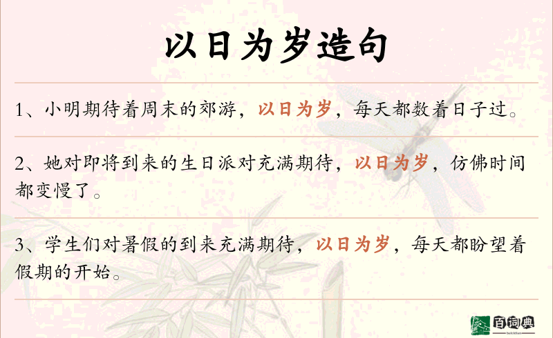 以日为岁