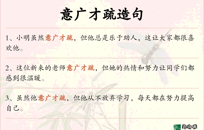 意广才疏
