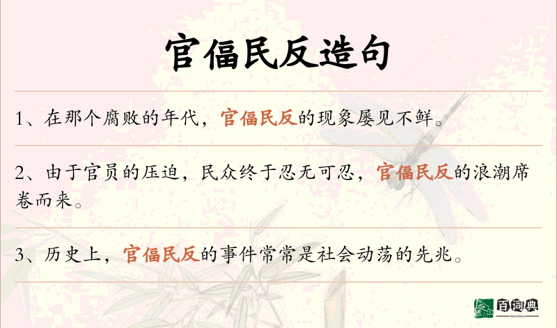 官偪民反