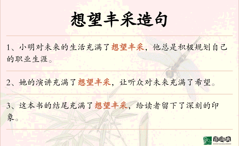 想望丰采