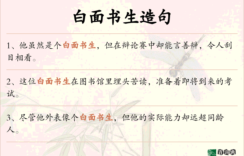 白面书生