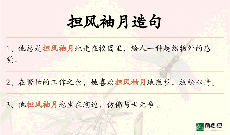 担风袖月